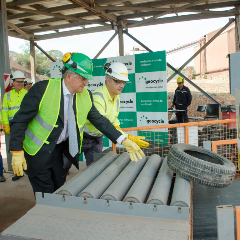 Se coprocesaron los primeros neumáticos fuera de uso en Jujuy
