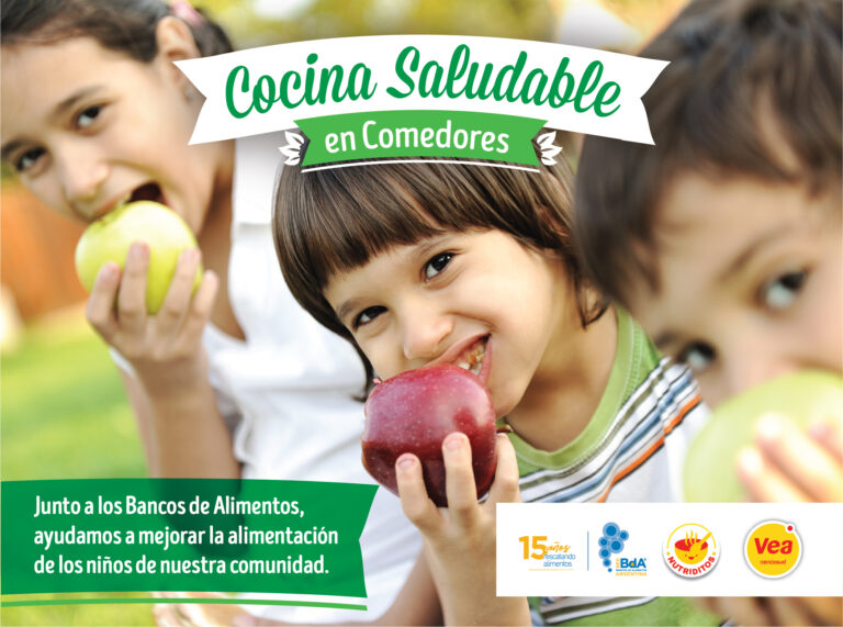 VEA junto a la Red Bancos de Alimentos lanzan “Cocina Saludable en Comedores”