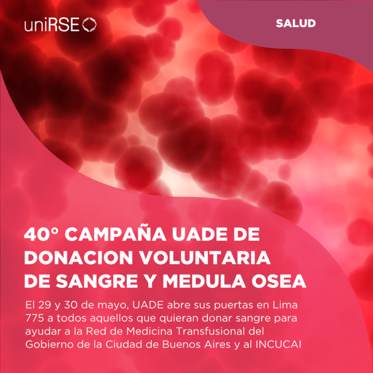 Campaña de Donación de Sangre para ayudar a Hospitales, en UADE