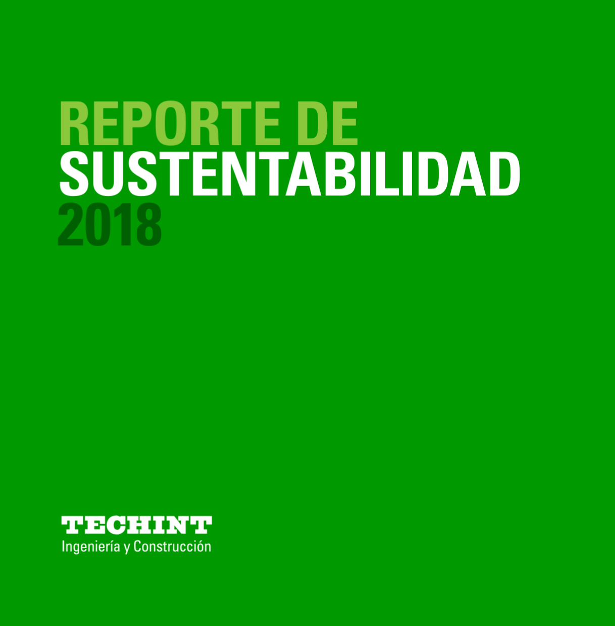 Techint Ingeniería y Construcción publicó su Reporte de Sustentabilidad 2018