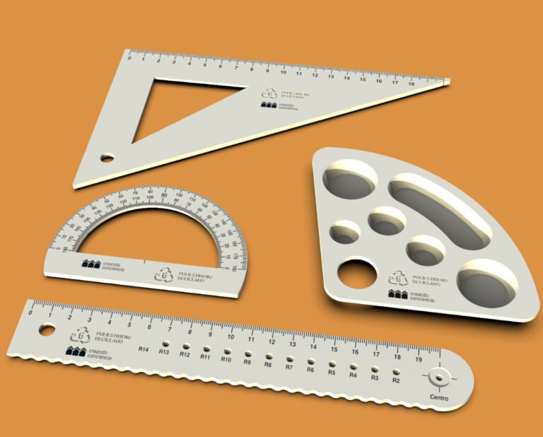 Utiles escolares hechos con telgopor reciclado, el nuevo desarrollo de Creando Conciencia