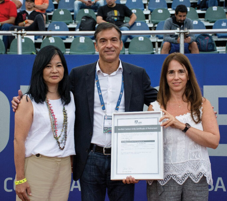 El Córdoba Open ATP 250 compensando parte de las emisiones de gases de efecto invernadero