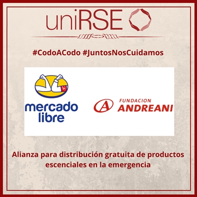 Fundación Andreani se une a la Cruz Roja, el Banco de Alimentos y Mercado Libre en su campaña de donación