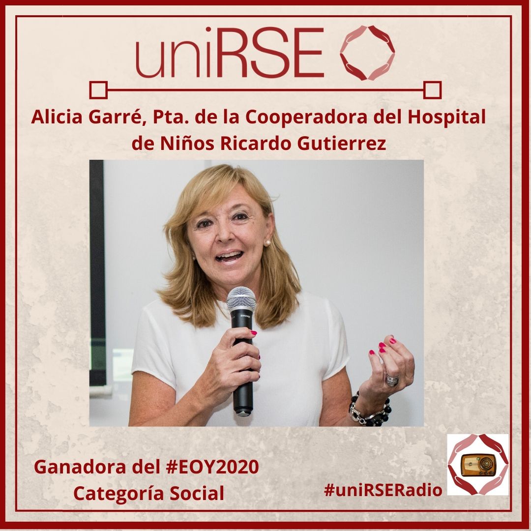 Alicia Garré – Pta. de la Cooperadora del Hospital de Niños Ricardo Gutierrez