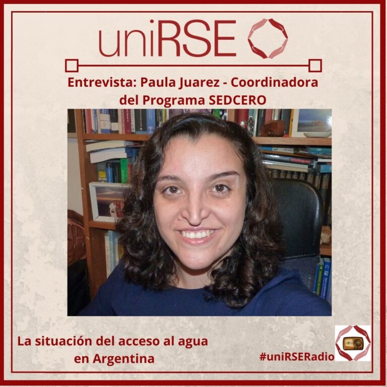 Paula Juarez, coordinadora del Programa SEDCERO. Agua para el Desarrollo.