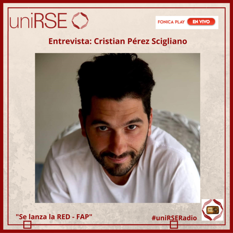 Cristian Pérez Scigliano – Integrante del grupo promotor de la RED – FAP