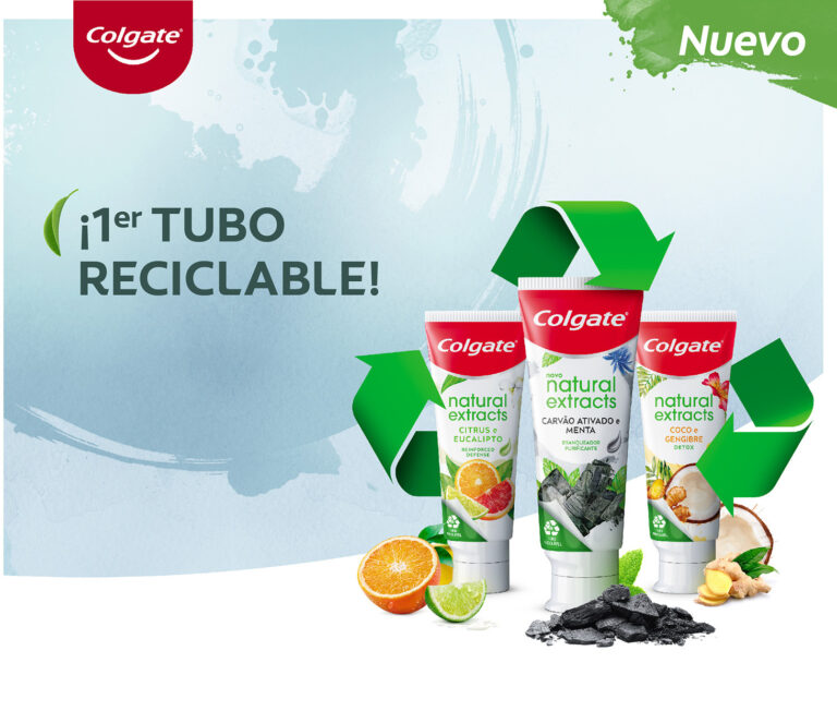 Colgate lanza la primera crema dental con el tubo 100% reciclable