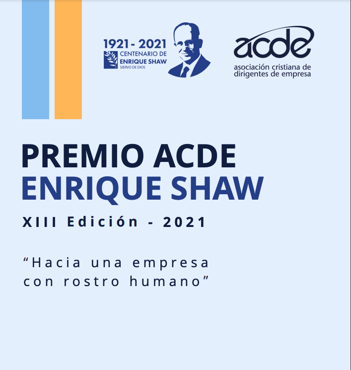ACDE presentó la edición XIII del Premio ACDE Enrique Shaw