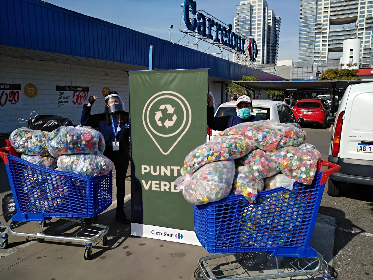 Conocé los Carrefour a los que podés llevar tus reciclables