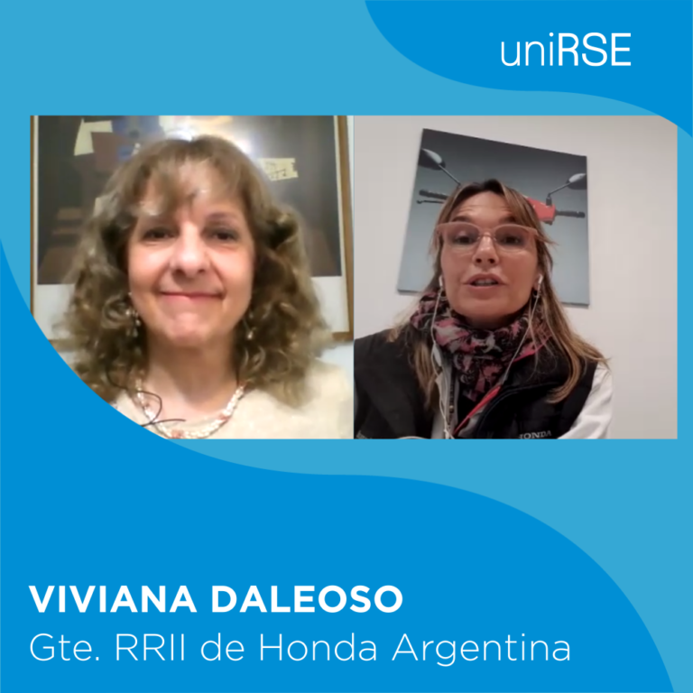 Viviana Daleoso, Gerente de RRII de Honda Argentina en uniRSE TV