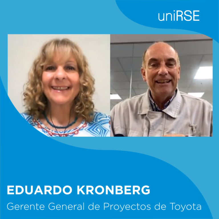 Eduardo Kronberg, Gerente General de Proyectos de Toyota en uniRSE TV