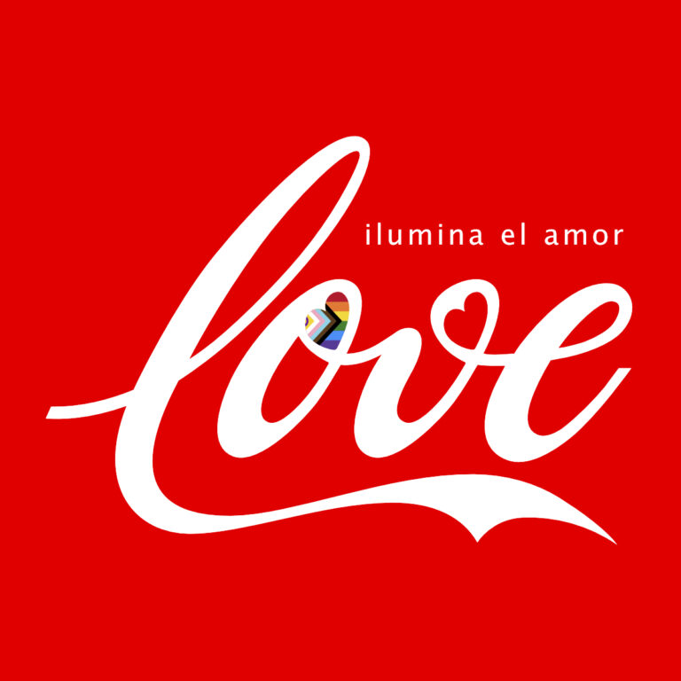 Ilumina el AMOR es el mensaje que Coca-Cola promueve este año en el marco del mes del Orgullo