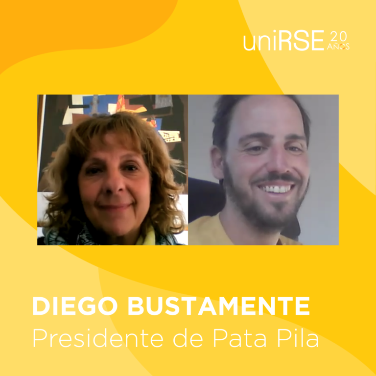 Diego Bustamante, Presidente de Pata Pila en uniRSE TV