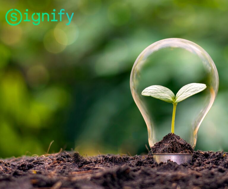 Signify refuerza su liderazgo en materia de sostenibilidad