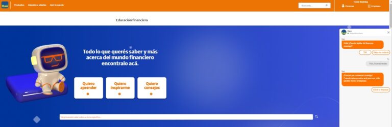 Itaú lanza su plataforma de educación financiera