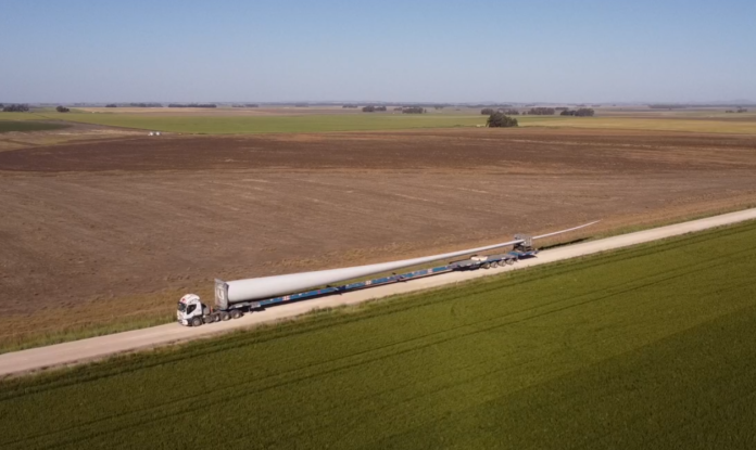 Avanza la construcción del parque eólico «La Elbita» de Genneia en Tandil