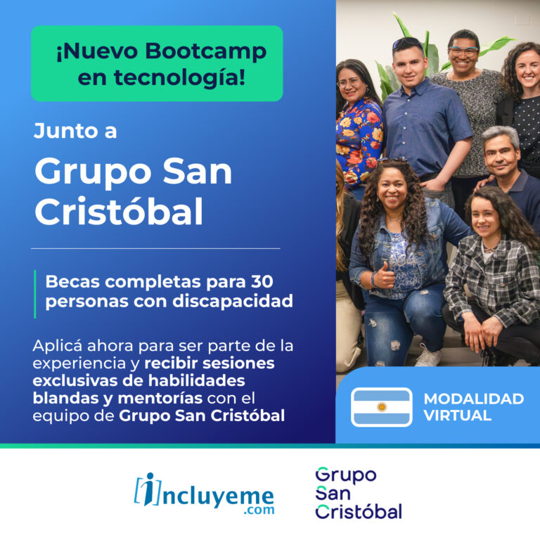Se lanzan becas gratuitas en tecnología para personas con discapacidad
