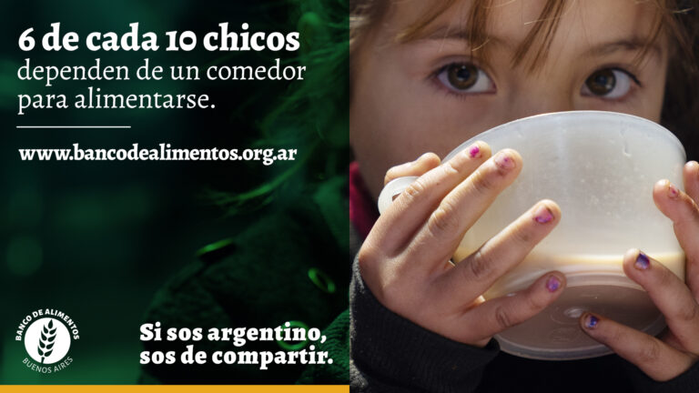 Banco de Alimentos Buenos Aires lanza la campaña «Compartir» para combatir el hambre infantil