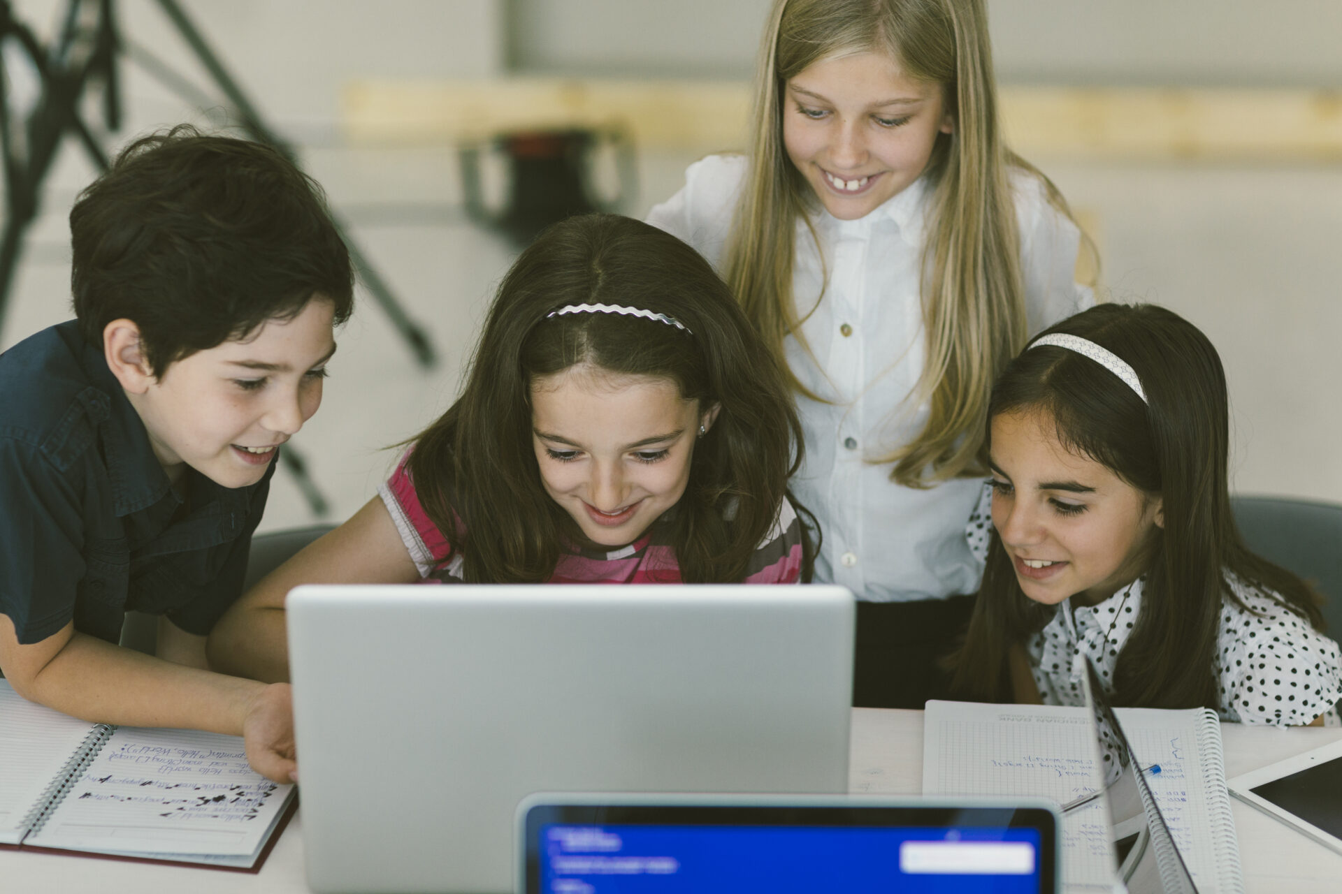 Kids Coding In School.