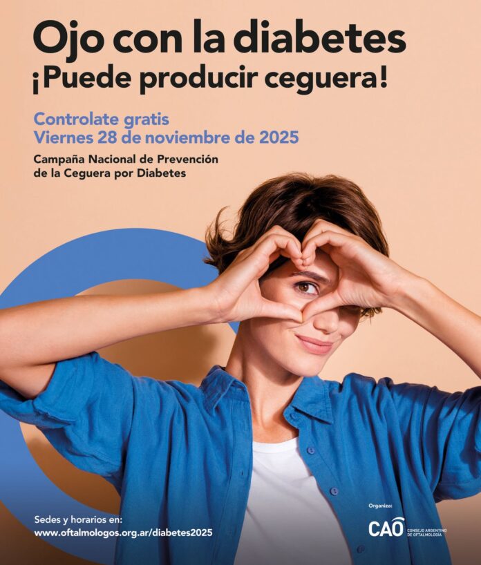 Prevención de ceguera: oftalmólogos atenderán gratis a pacientes diabéticos