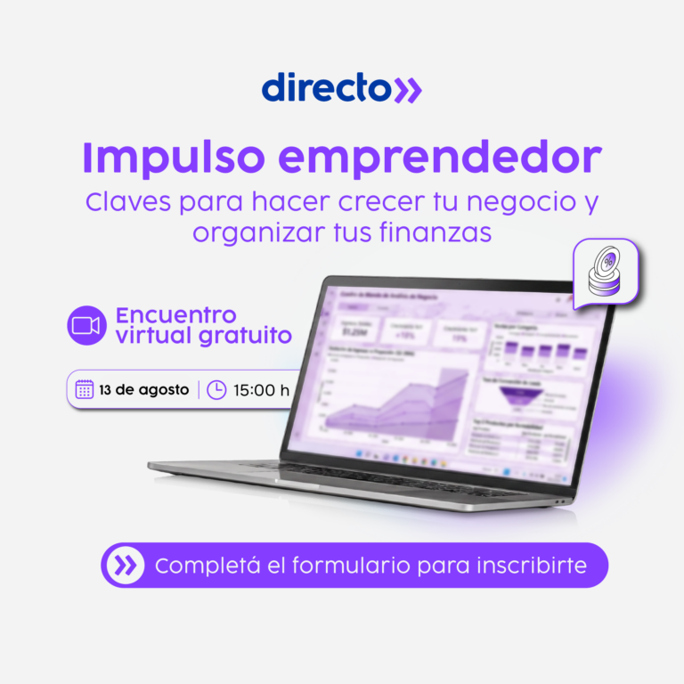 Más conocimiento, más oportunidades. Directo impulsa un programa para fortalecer la inclusión financiera